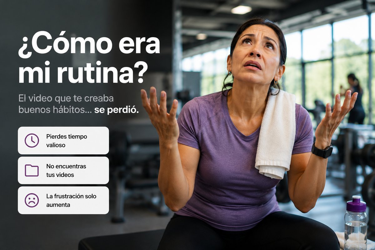 ¿Cómo era mi rutina? — El video que te creaba buenos hábitos se perdió.